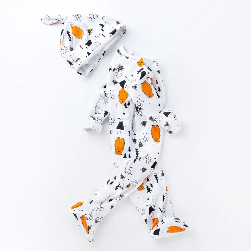 Baby Cartoon Long Sleeve Jumpsuit for Fall/Spring