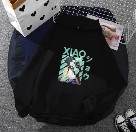 Couple Hooded Fleece Pullover Sweater