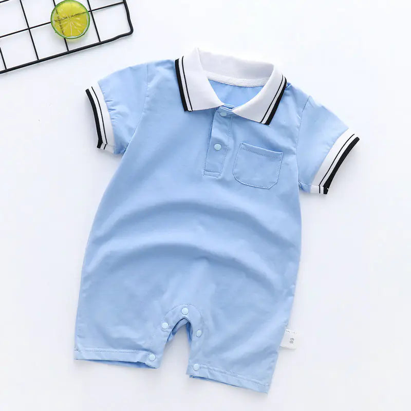 Infant and Toddler Short-Sleeved One-Piece Outfit