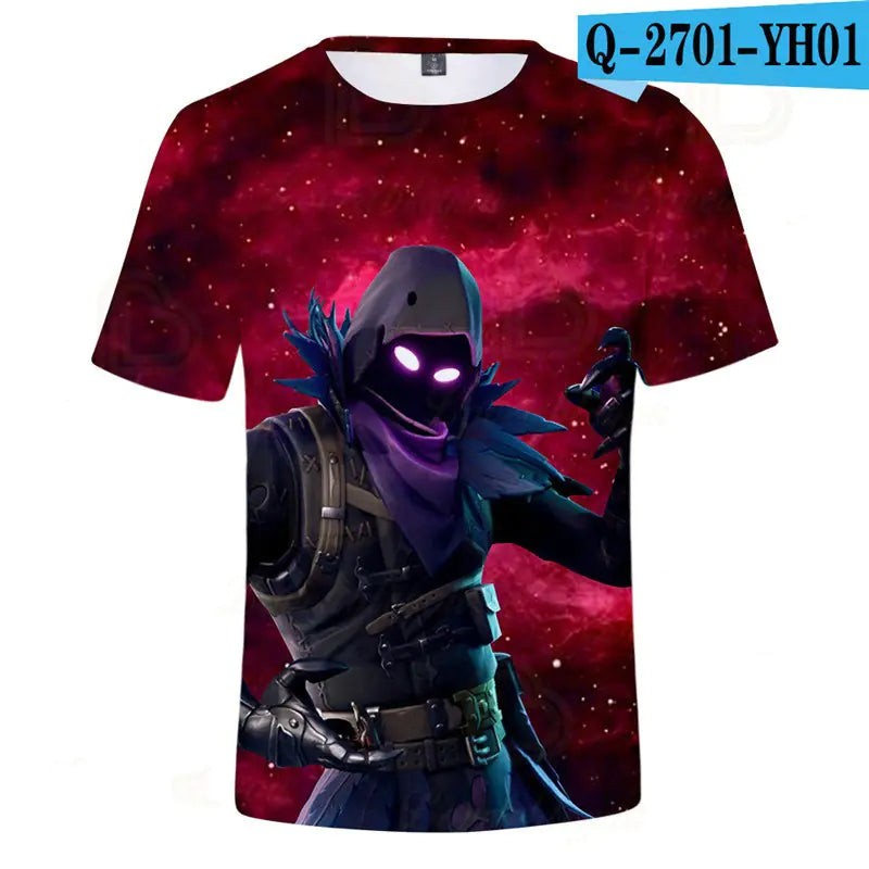 New Style Digital Print 3D Short Sleeve T-Shirt