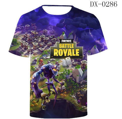 New Style Digital Print 3D Short Sleeve T-Shirt