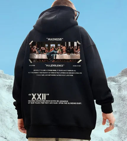 Floral Aesthetic Last Supper Women's Sweater