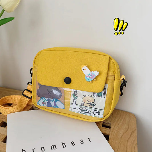 Cow Print Messenger Bag - Fashionable One Shoulder Style