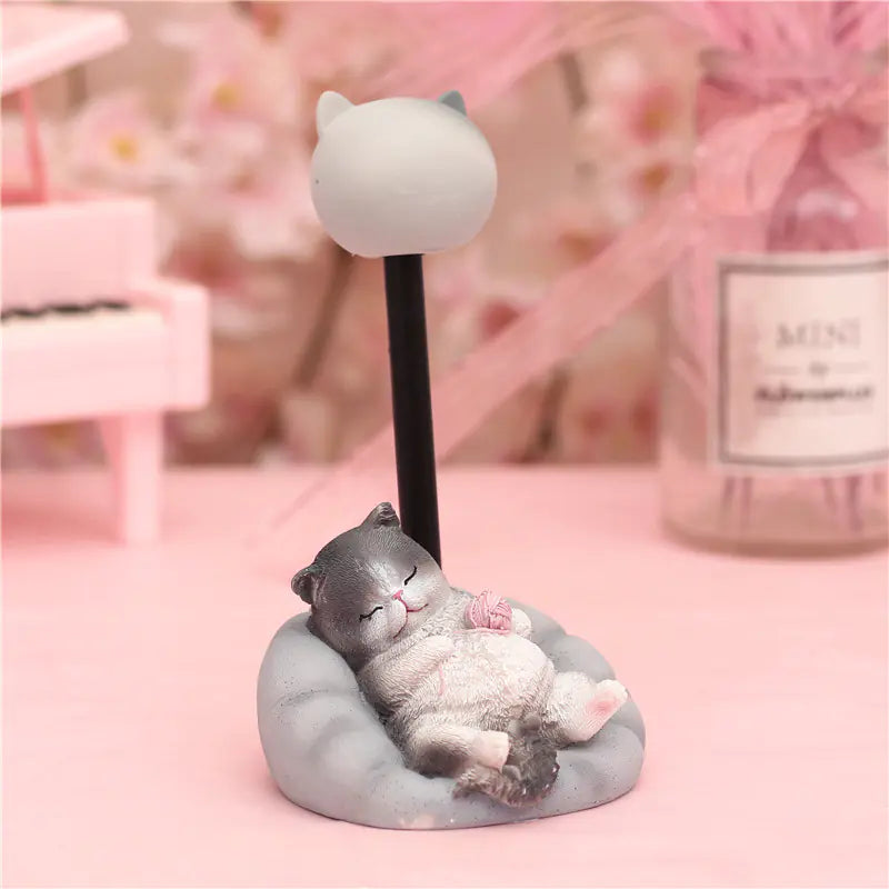 Cute Lazy Cat Night Light for Girls' Dorms