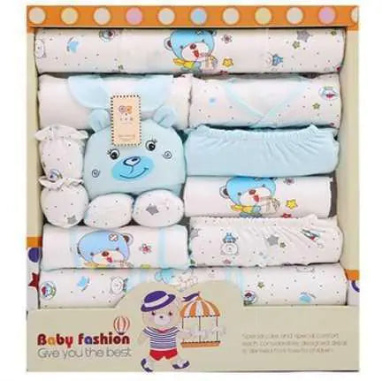 17-Piece Newborn Clothing Set with Gift Box