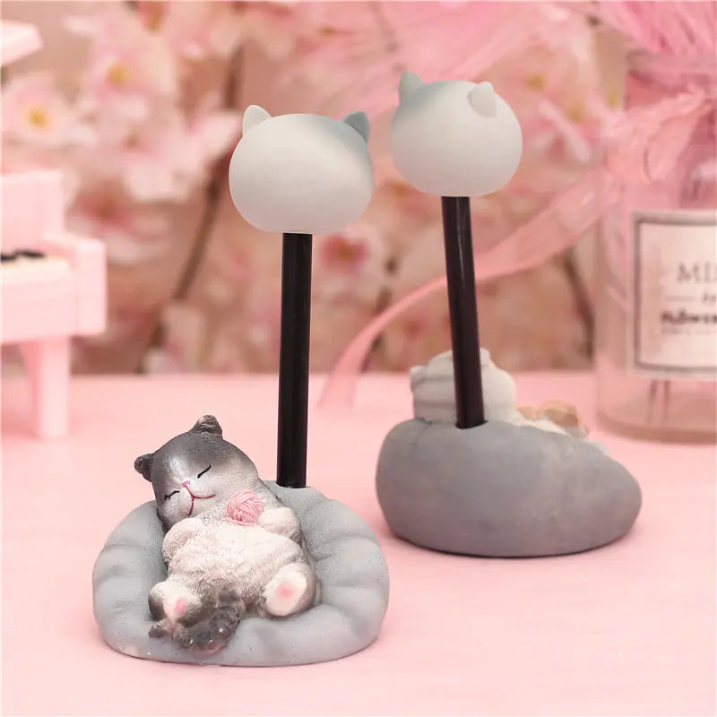 Cute Lazy Cat Night Light for Girls' Dorms