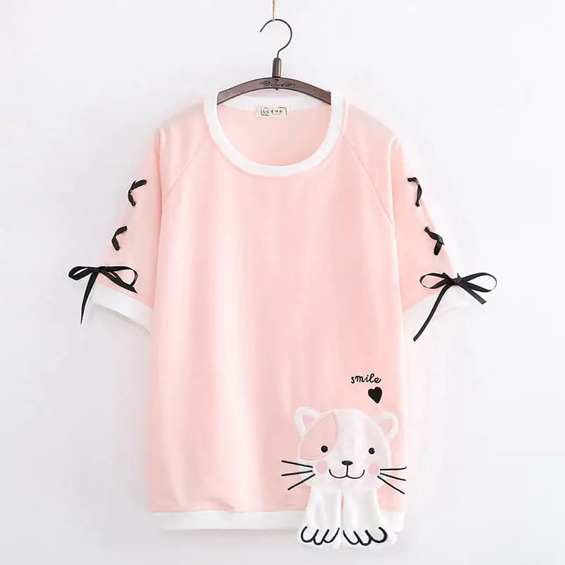 Cute College Style Sweater for Middle School Students