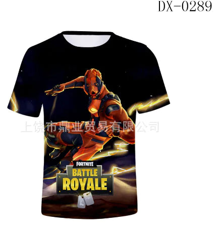 New Style Digital Print 3D Short Sleeve T-Shirt