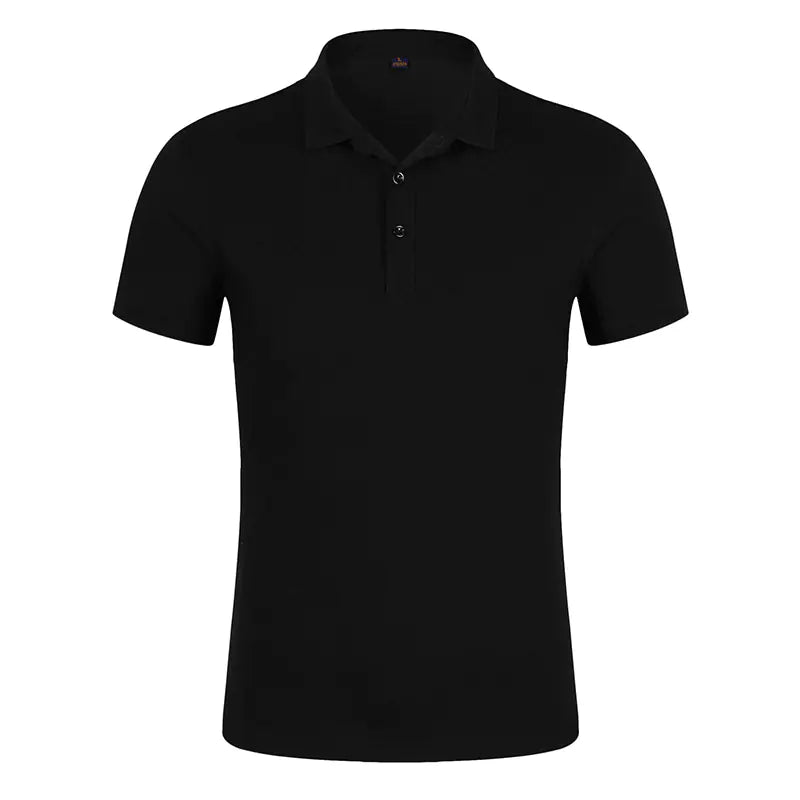 High-End Solid Color Women's Embroidered Polo Shirt