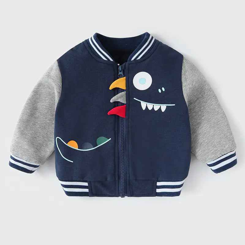 Spring Autumn Kids' Cotton Baseball Jacket Sweatshirt