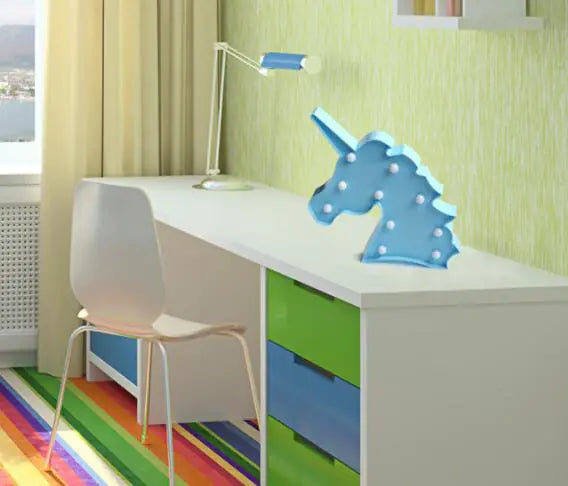 Unicorn Table Lamp - Decorative Night Light