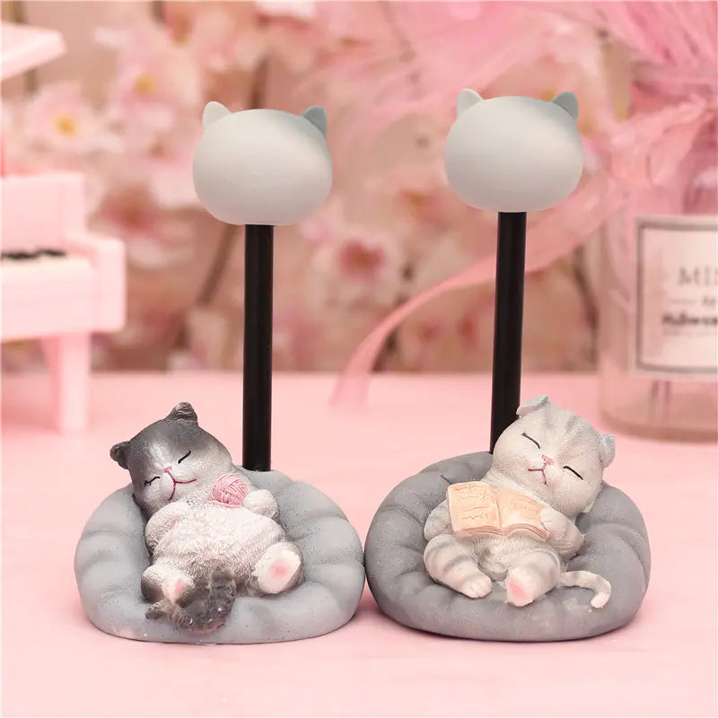 Cute Lazy Cat Night Light for Girls' Dorms