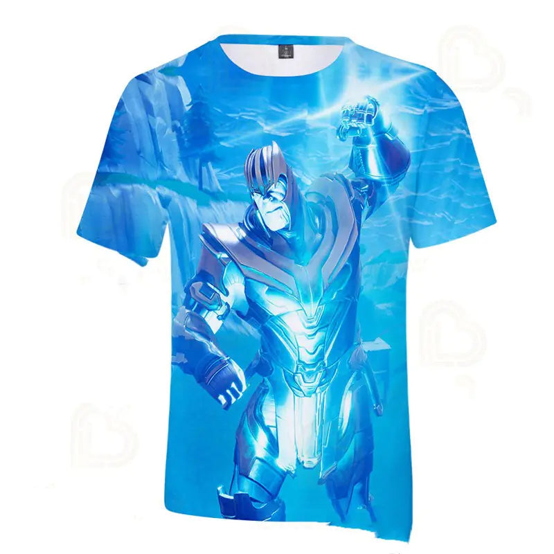 New Style Digital Print 3D Short Sleeve T-Shirt