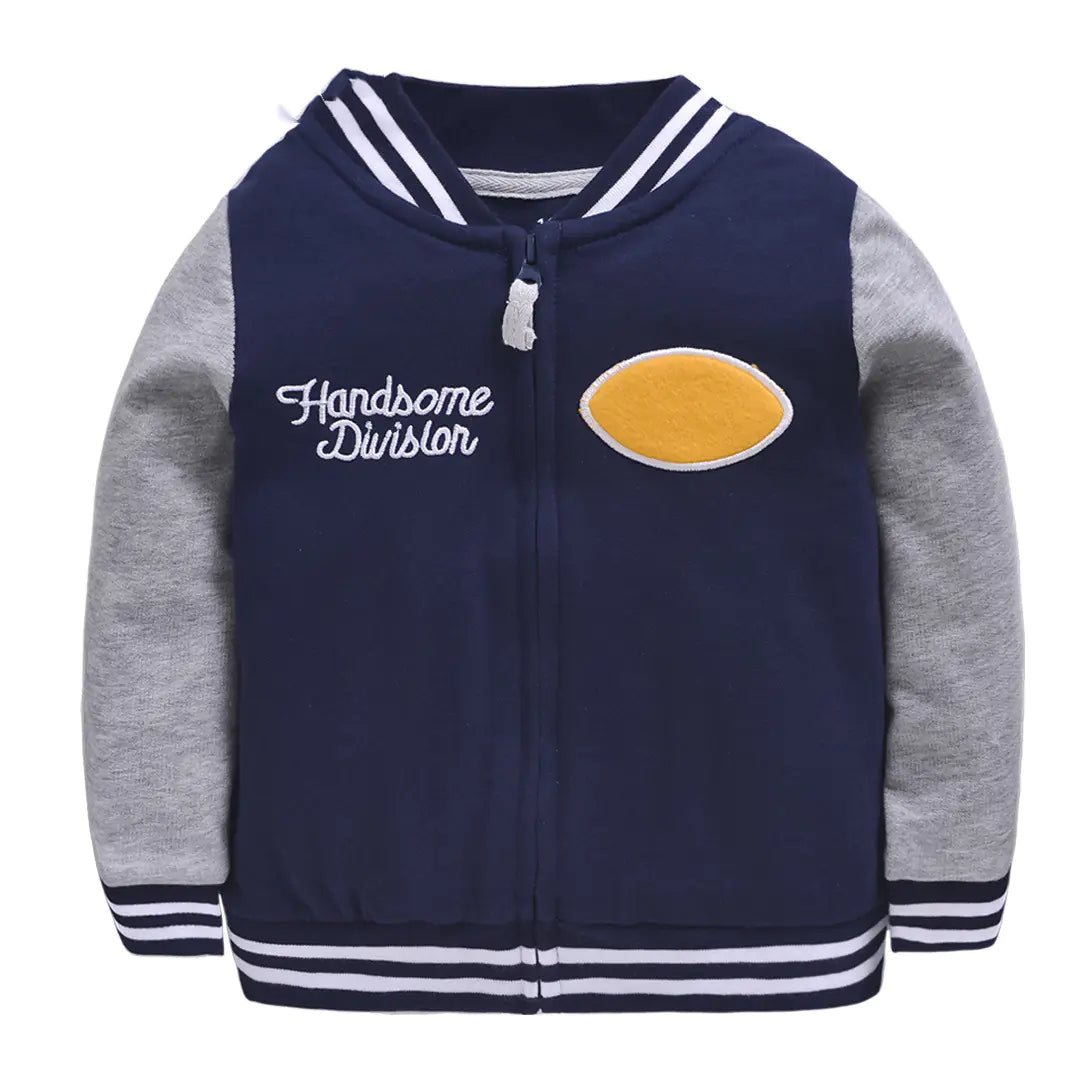 Spring Autumn Kids' Cotton Baseball Jacket Sweatshirt