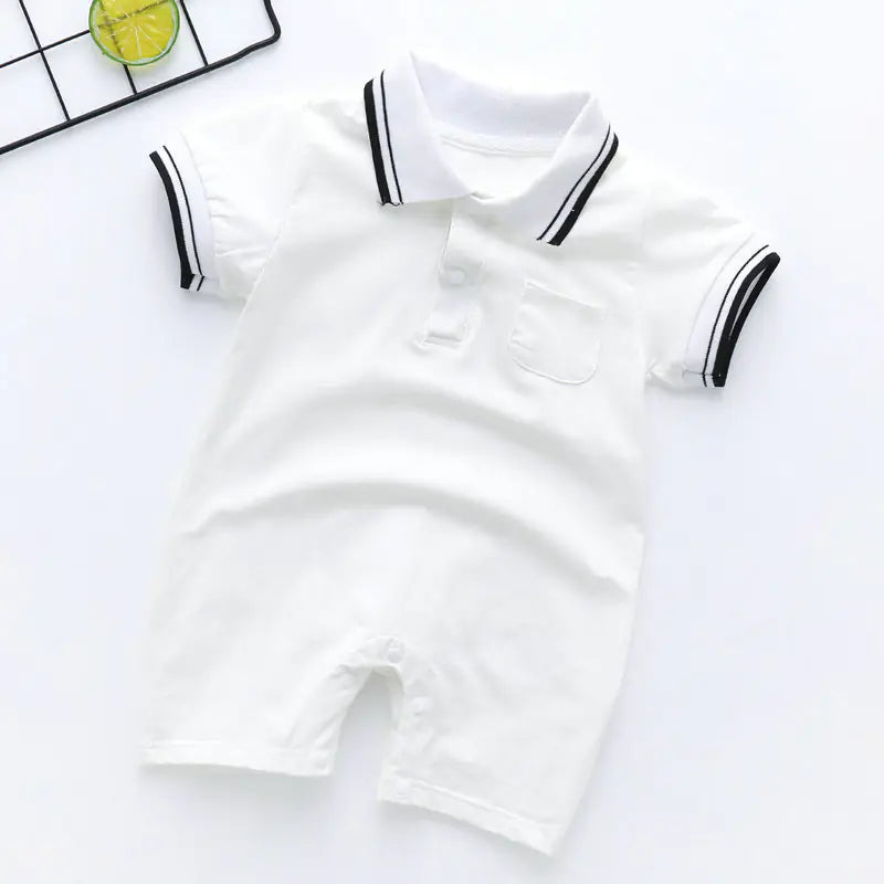 Infant and Toddler Short-Sleeved One-Piece Outfit