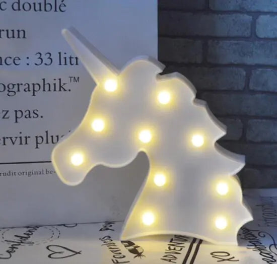 Unicorn Table Lamp - Decorative Night Light