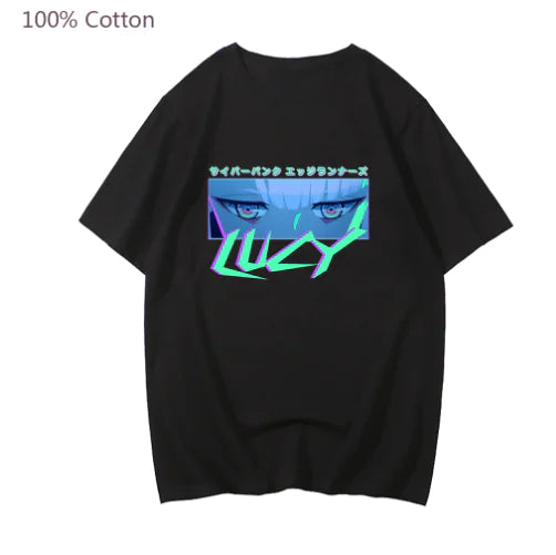 Cyberpunk Style Printed Short Sleeve T-Shirt