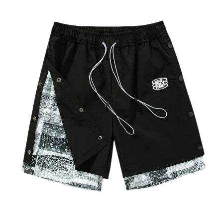 Basketball Style Two-Piece Five-Point Sports Pants