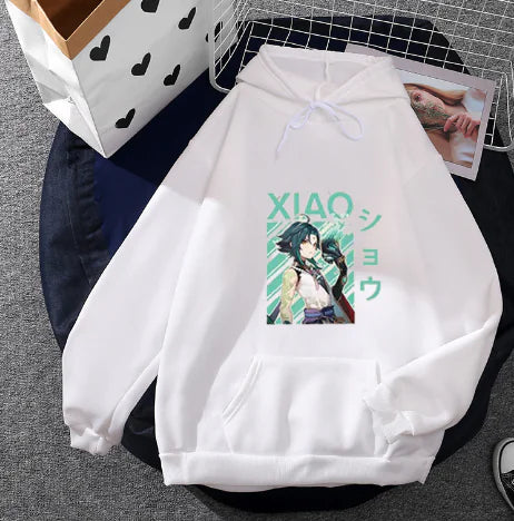 Couple Hooded Fleece Pullover Sweater