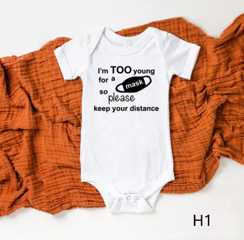 Soft Cartoon 2021 Short Sleeve Romper (One Piece)