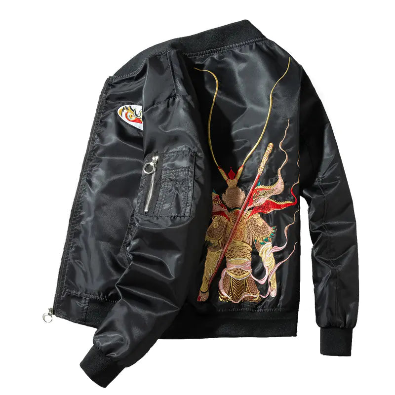 Embroidered Loose Jacket for Men - Fall & Winter Trend