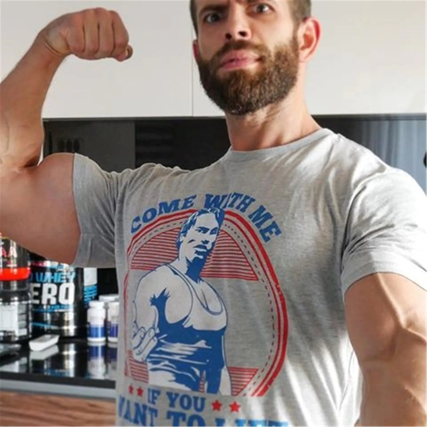 Men's White Short Sleeve Training T-Shirt