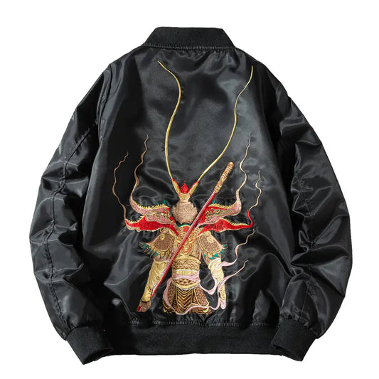 Embroidered Loose Jacket for Men - Fall & Winter Trend