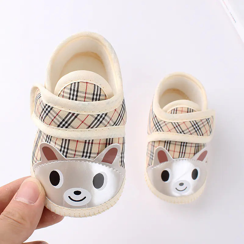 Baby Bow Knot Flat Shoes, Non-Slip Toddler Sneakers