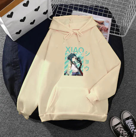 Couple Hooded Fleece Pullover Sweater