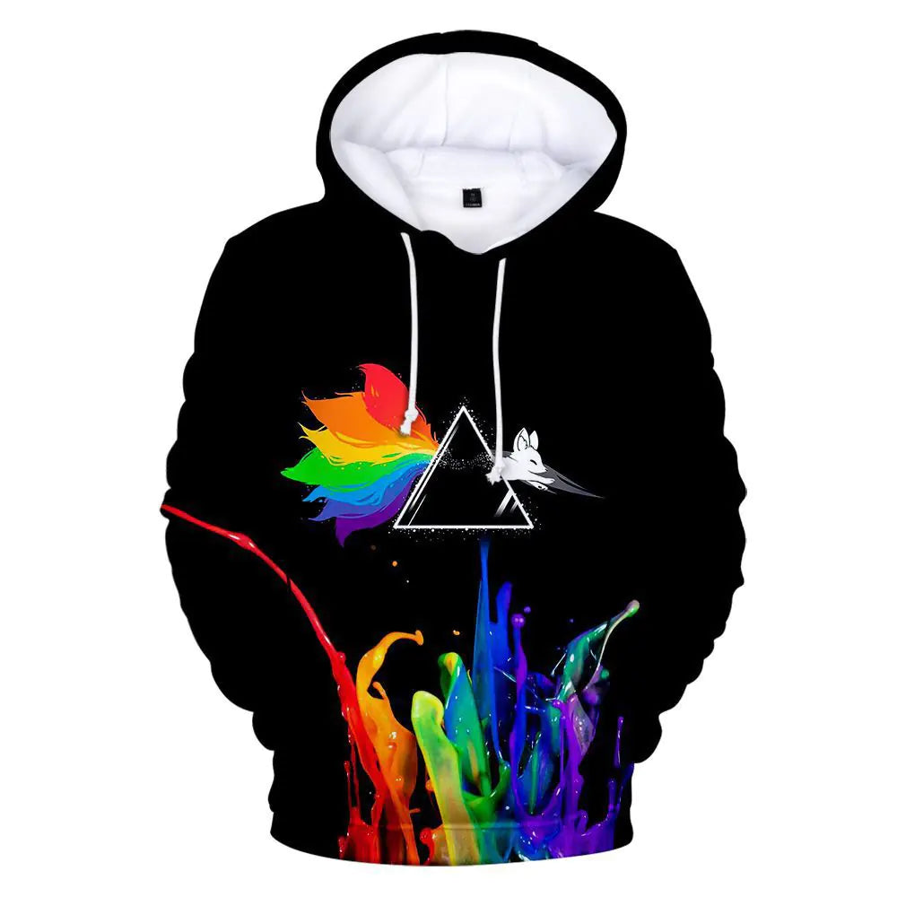 2020 LGBT Fashion Hooded Sweatshirt with 3D Print