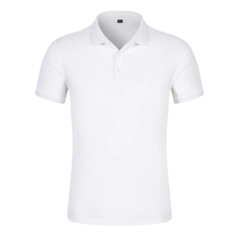 High-End Solid Color Women's Embroidered Polo Shirt